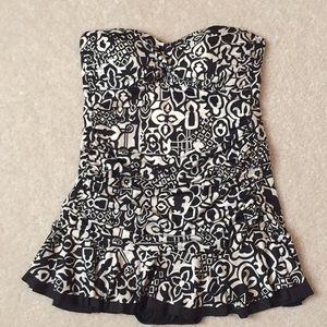 Slimming one piece bathing suit